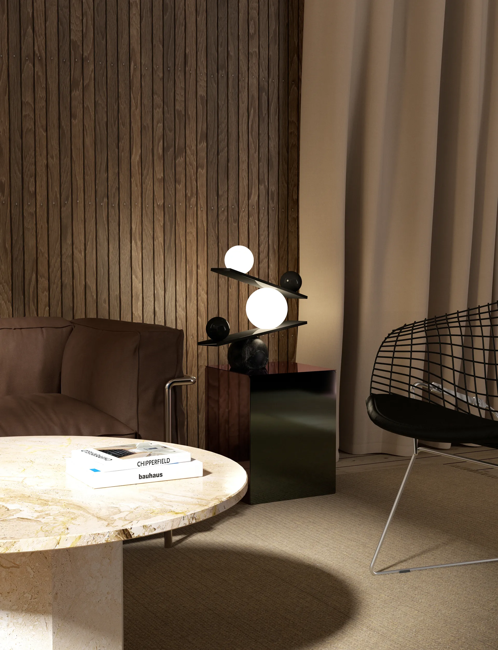 Balance bordlampe, Black Oblure