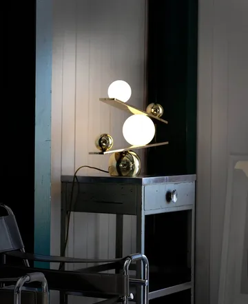 Balance bordlampe - Messing, v2 - Oblure