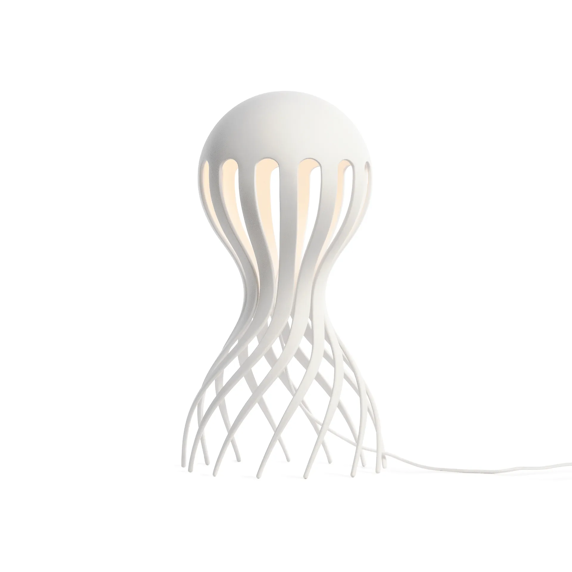 Cirrata bordlampe 44,4 cm, White Oblure