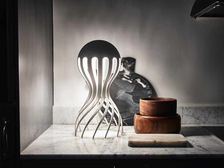 Cirrata bordlampe 44,4 cm, White Oblure