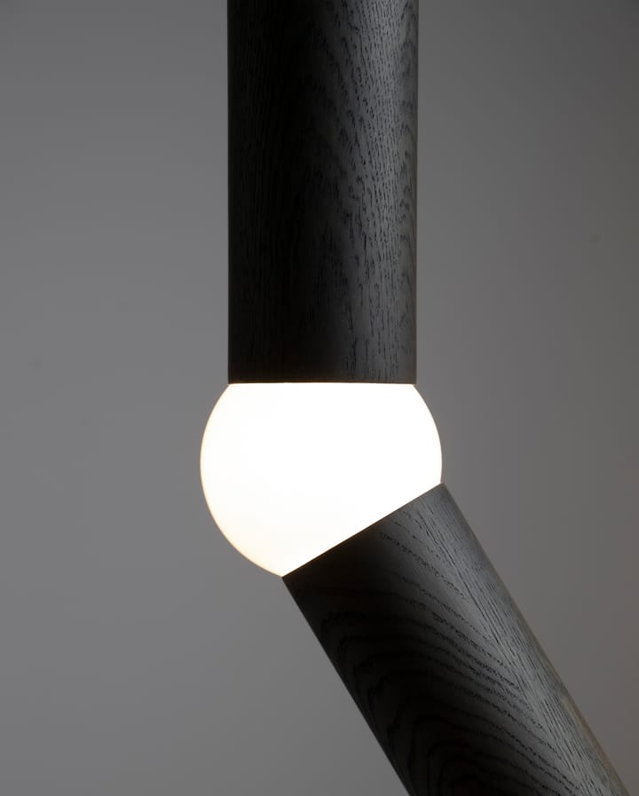 Lightbone gulvlampe 124,3 cm, Black oak Oblure