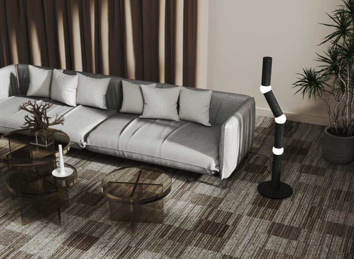 Lightbone gulvlampe 124,3 cm, Black oak Oblure