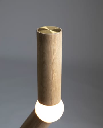 Lightbone gulvlampe 124,3 cm - Natural oak - Oblure