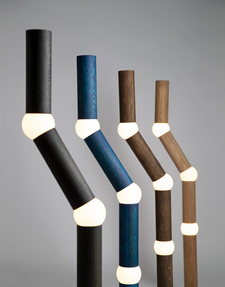 Lightbone gulvlampe 124,3 cm, Natural oak Oblure
