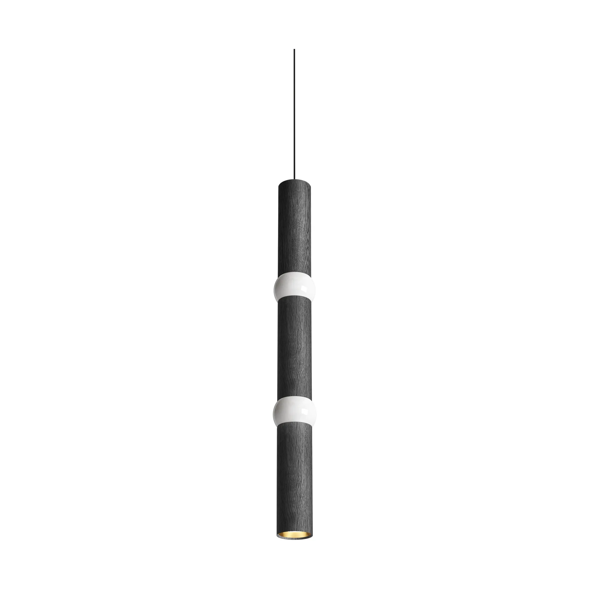 Lightbone pendel, Large 83,6 cm, black oak Oblure