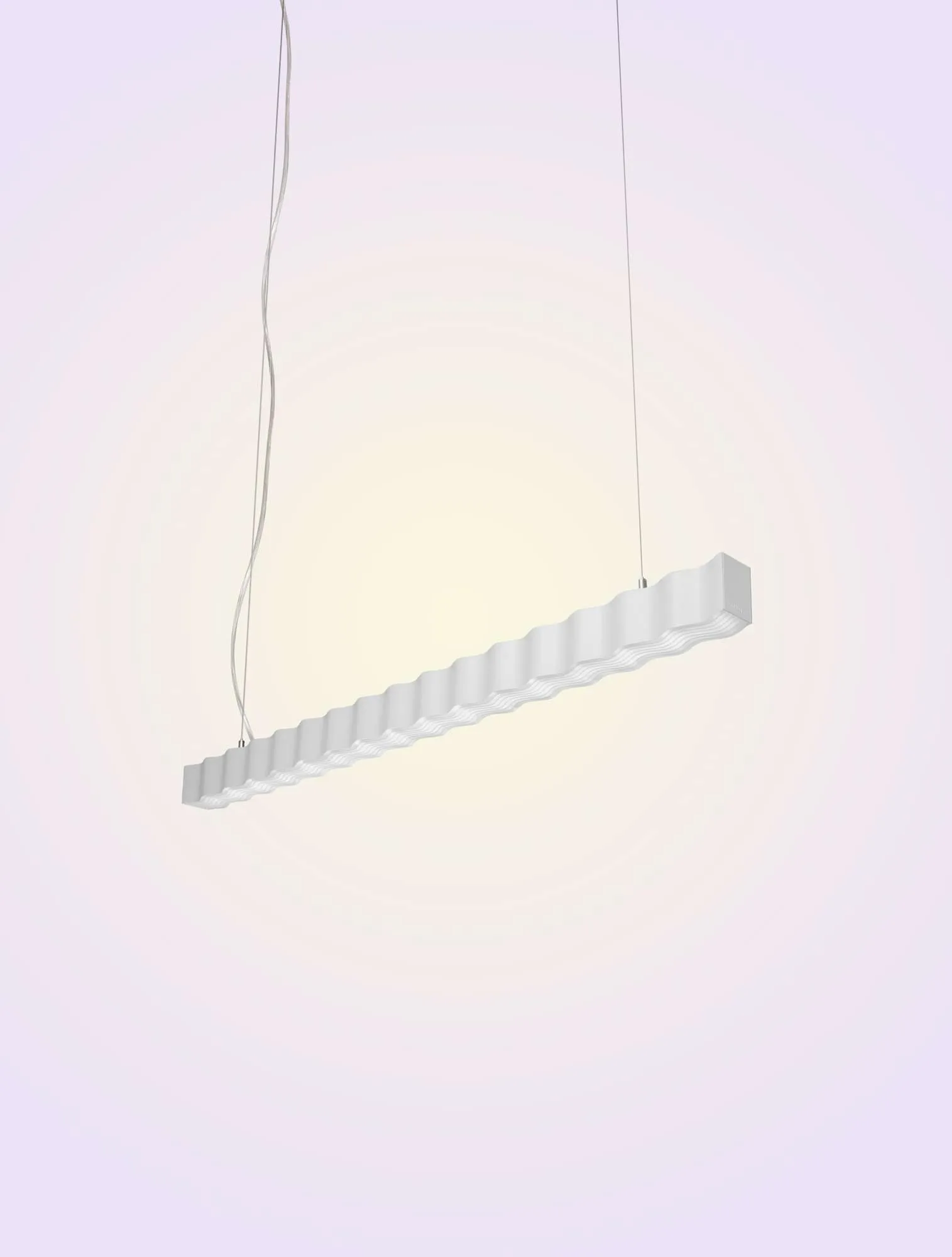 Superwave pendel, Hvid Oblure