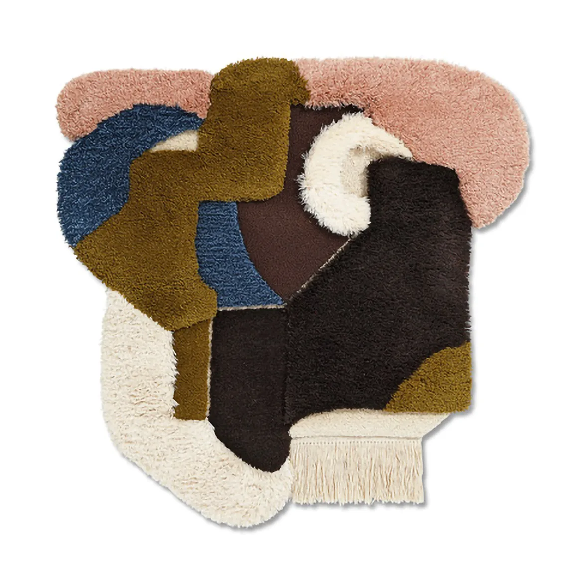 Cutting Edges The Cluster uldtæppe, 99x100 cm Ogeborg