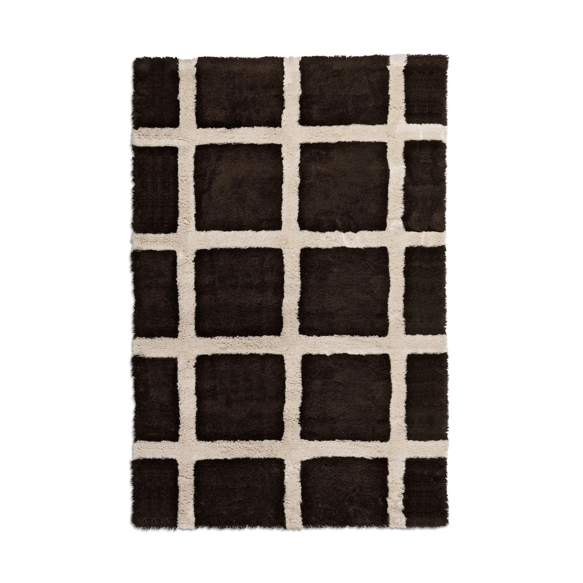 ODC Line Big Scale uldtæppe, Brown beige, 170x240 cm Ogeborg