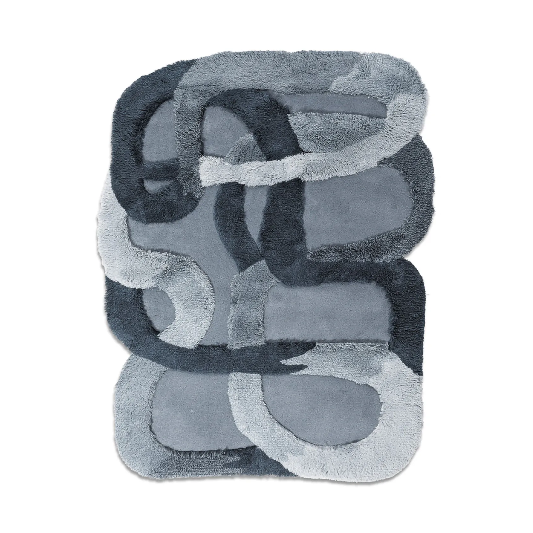 The Tangles uldtæppe, Cloudy blue, 236x300 cm Ogeborg