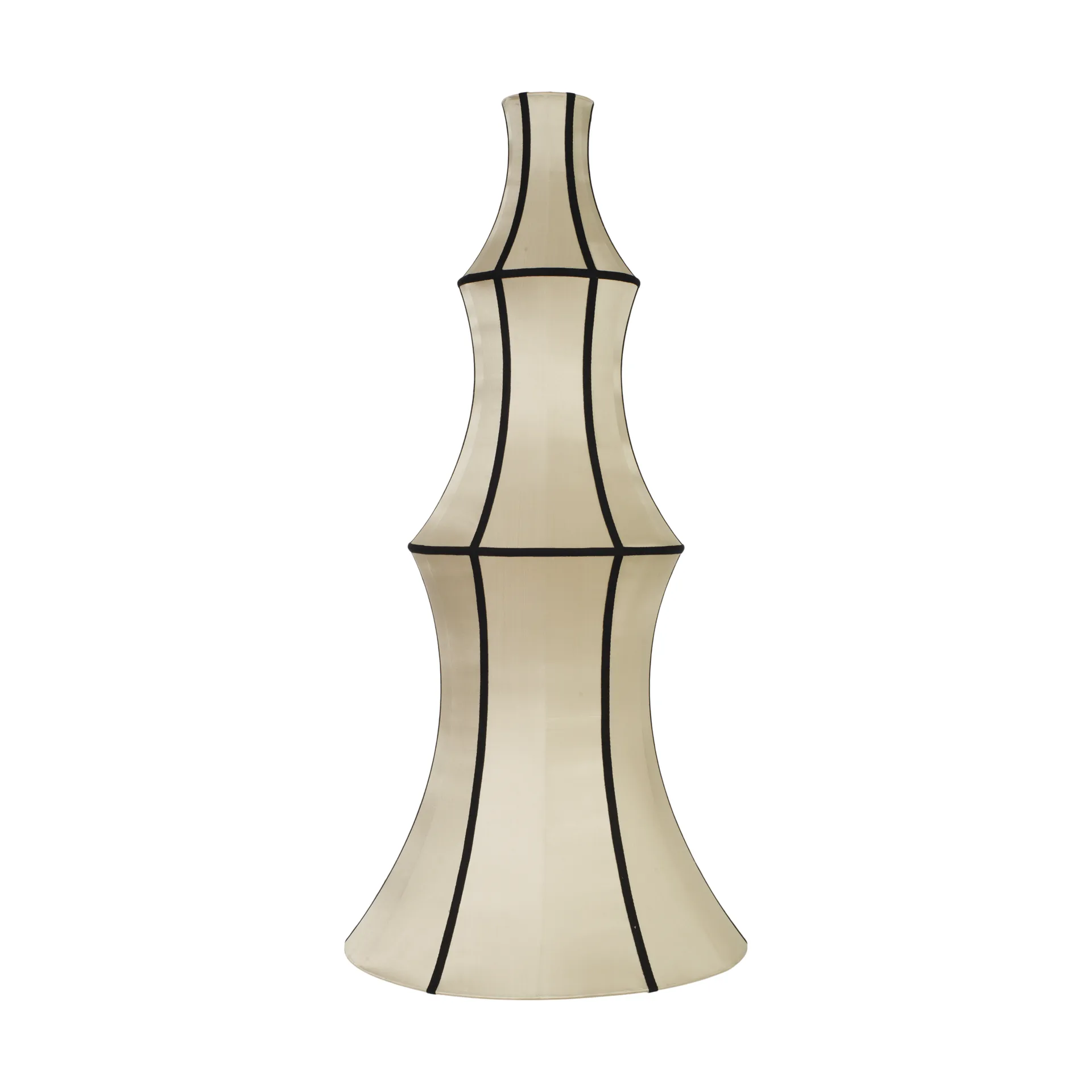 Indochina Classic Long lampeskærm, Kit-black Oi Soi Oi