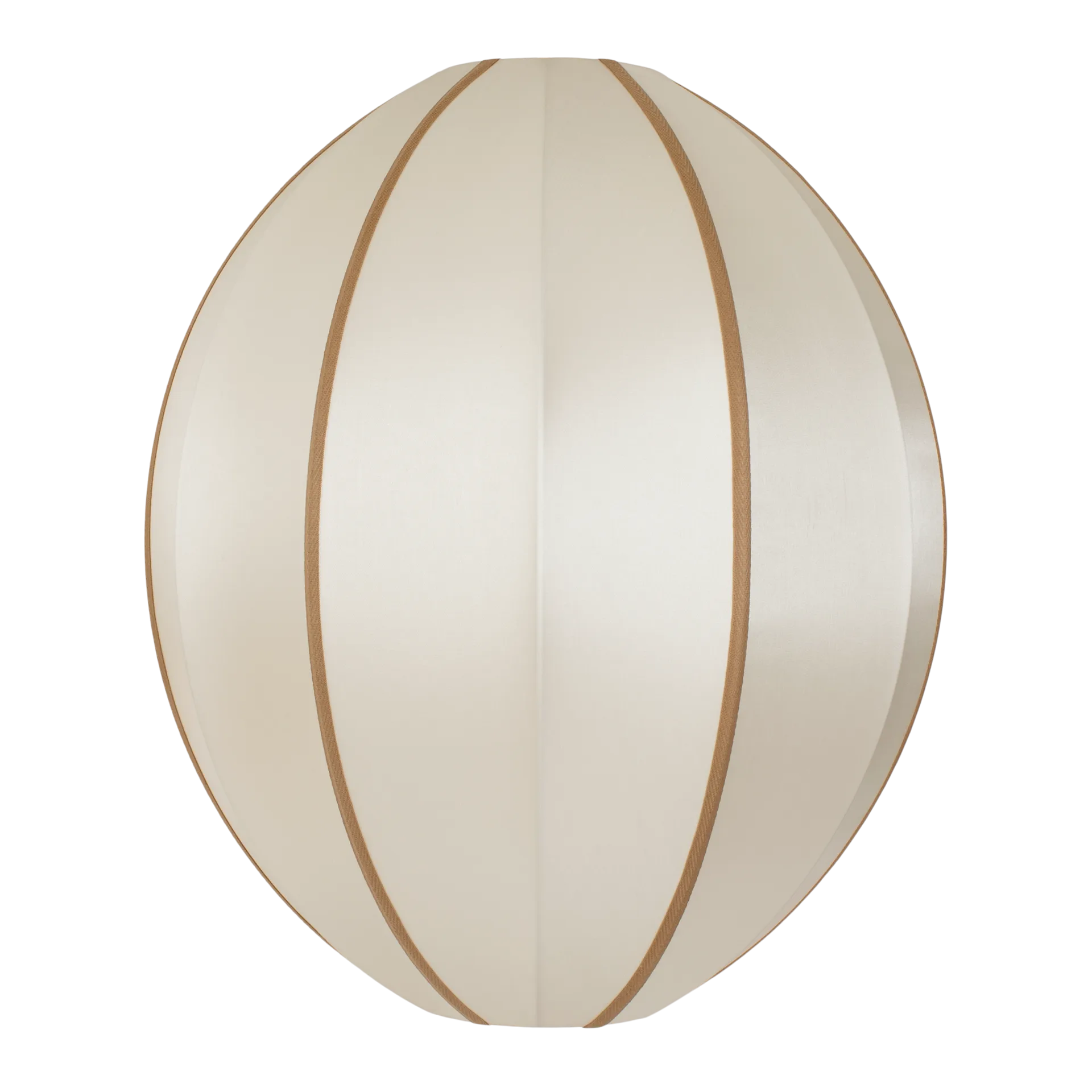Indochina Classic Oval L lampeskærm, Offwhite-amber Oi Soi Oi