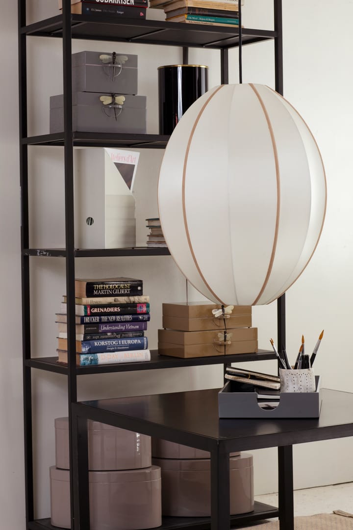 Indochina Classic Oval L lampeskærm, Offwhite-amber Oi Soi Oi
