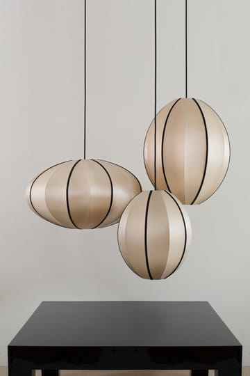 Indochina Classic Oval S lampeskærm - Kit-black - Oi Soi Oi