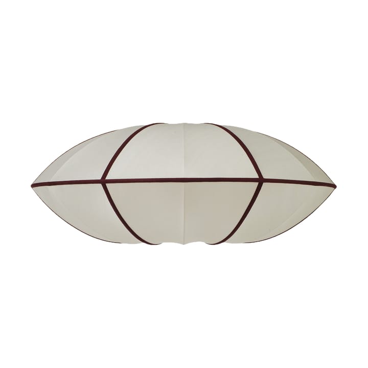 Indochina Classic UFO lampeskærm - Offwhite-bordeaux - Oi Soi Oi