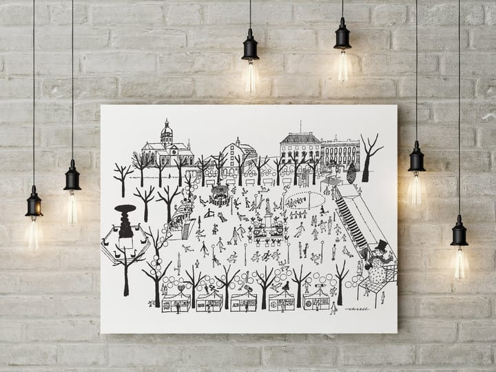 Kungsträdgården plakat, 50 x 70 cm Olle Eksell