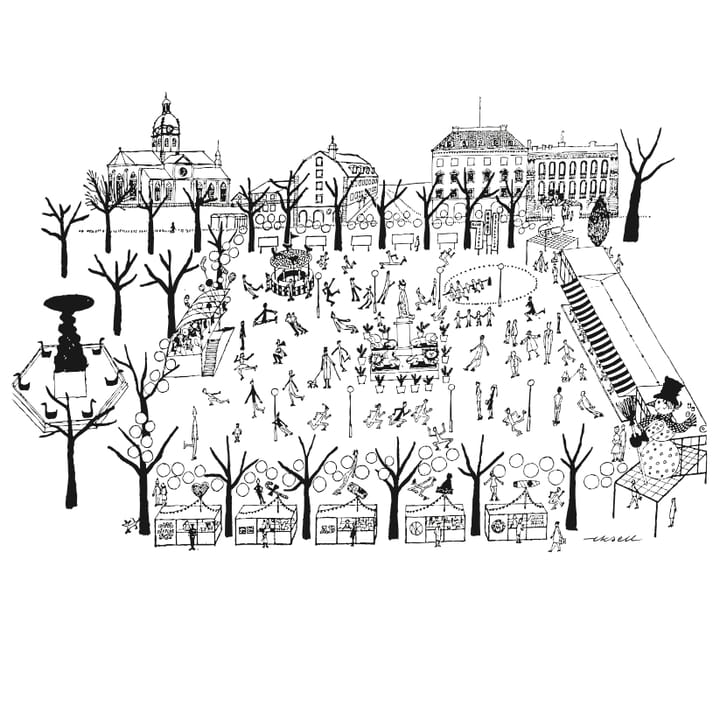Kungsträdgården plakat, 50 x 70 cm Olle Eksell