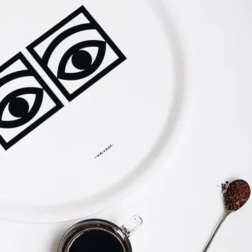 Ögon bakke Ø38 cm - Hvid - Olle Eksell