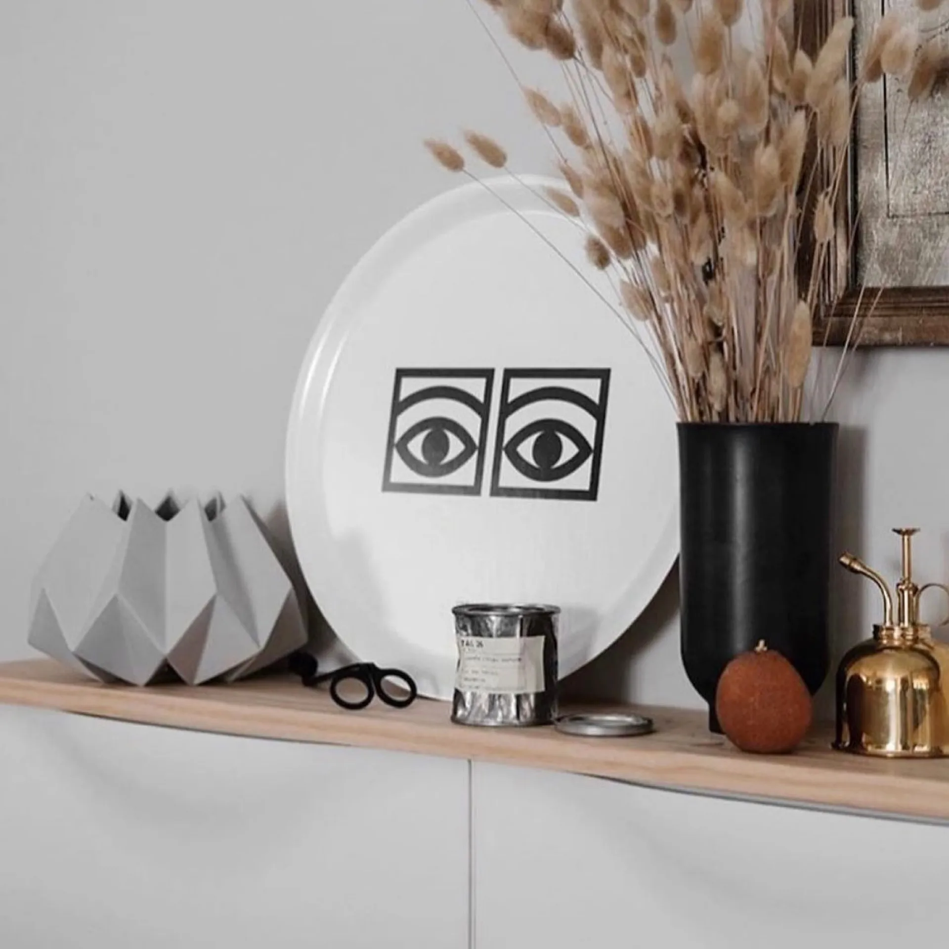 Ögon bakke Ø38 cm, Hvid Olle Eksell