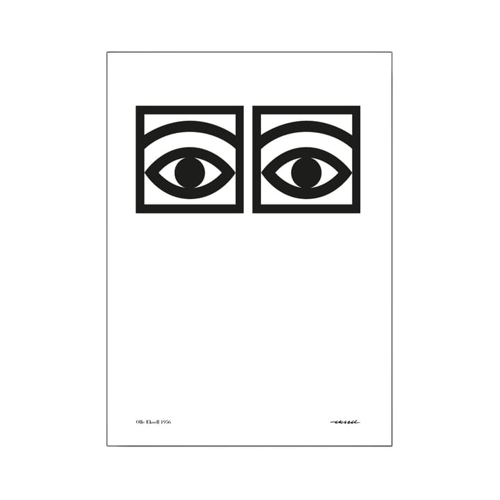 Ögon ett öga plakat - 21 x 29,7 cm (A4) - Olle Eksell
