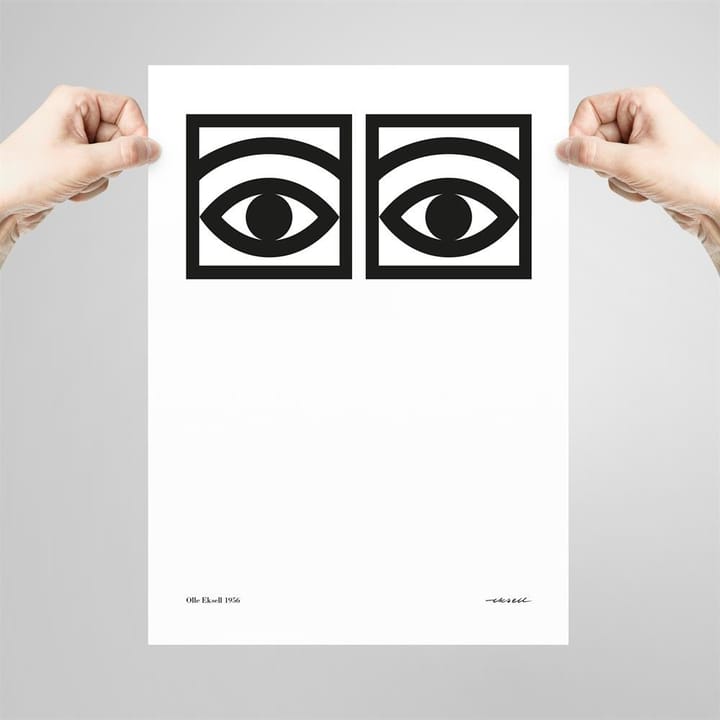 Ögon ett öga plakat - 50 x 70 cm - Olle Eksell
