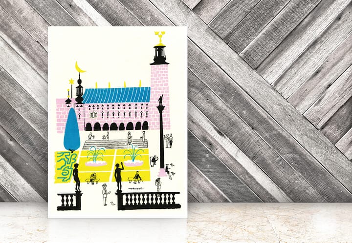 Stockholms stadshus plakat, 50 x 70 cm Olle Eksell