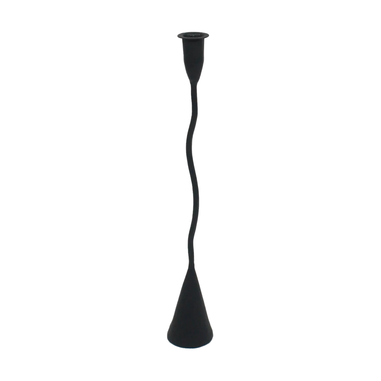 Eskil lysestage 43 cm, Sort Olsson & Jensen