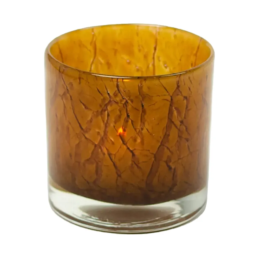 Etna fyrfadsstage Ø10 cm, Lysebrun Olsson & Jensen