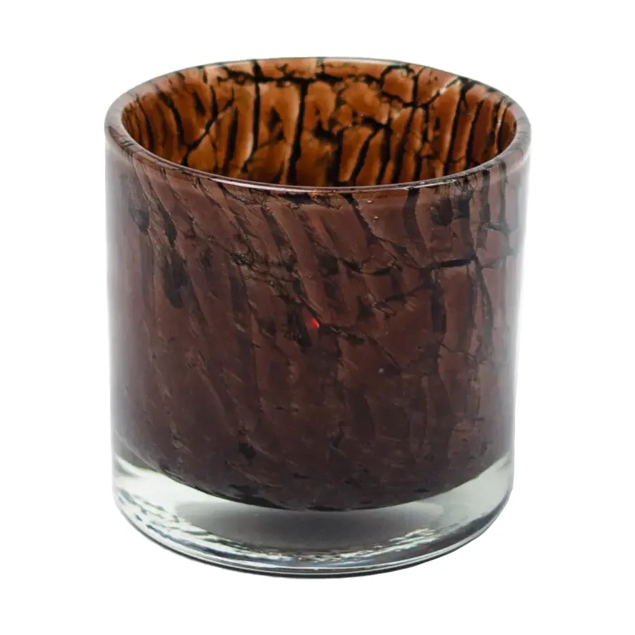 Fuji fyrfadsstage Ø10 cm, Mørkebrun Olsson & Jensen