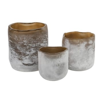 Halde fyrfadsstage 8 cm - Sand - Olsson & Jensen