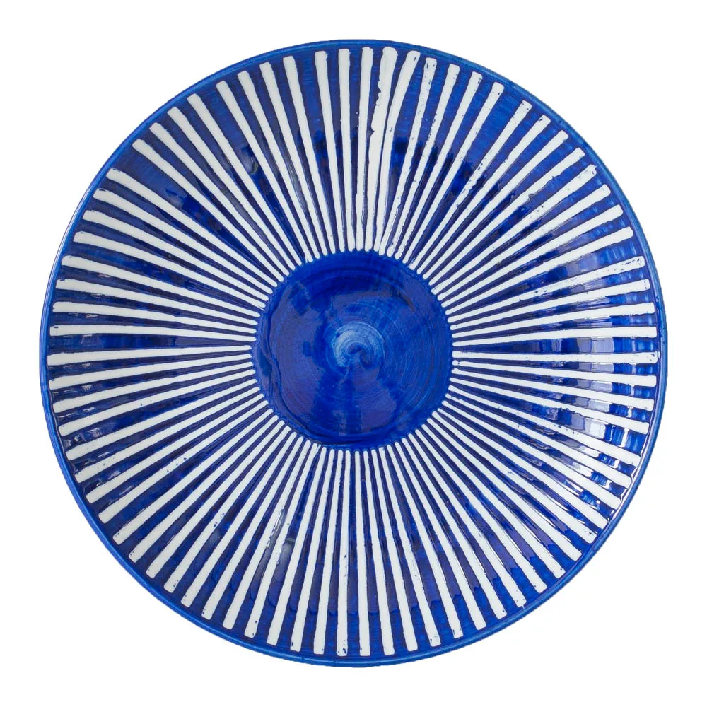 Helios tallerken 21cm, blå Olsson & Jensen