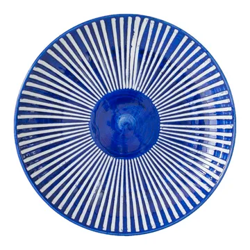 Helios tallerken 21cm - blå - Olsson & Jensen