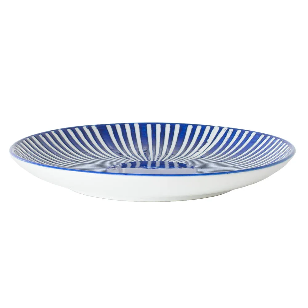 Helios tallerken 21cm, blå Olsson & Jensen