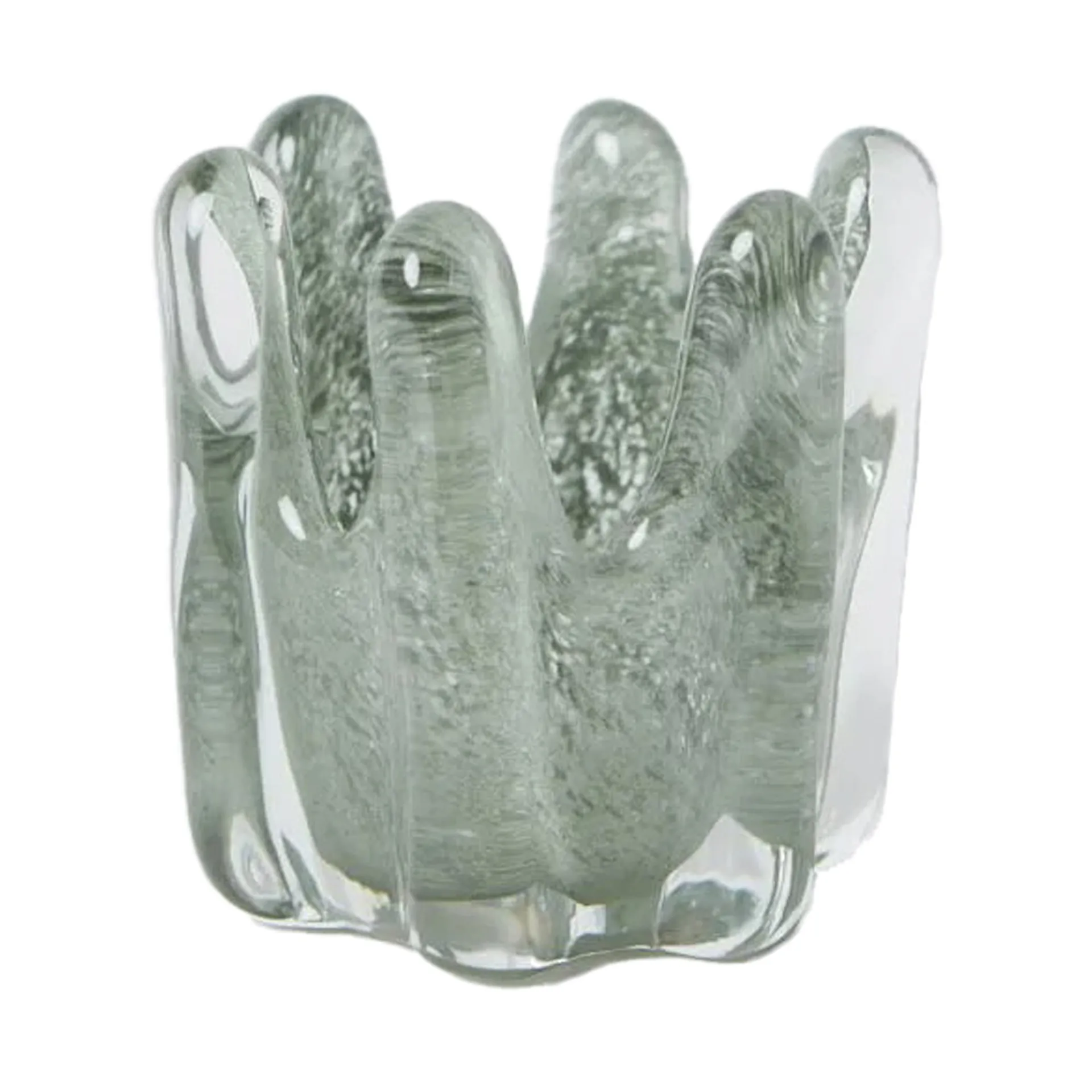 Helix fyrfadsstage Ø14 cm, Mosgrøn Olsson & Jensen