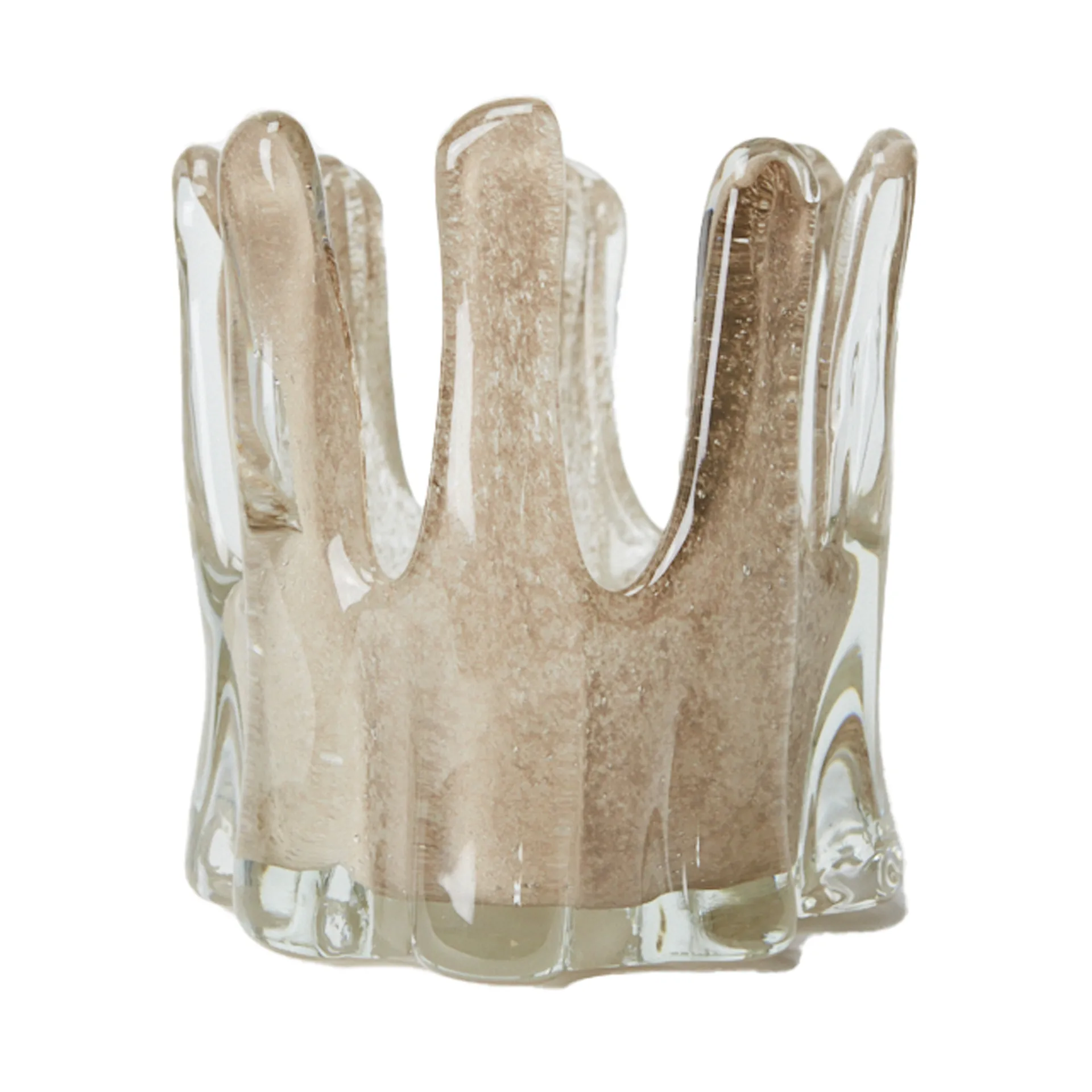 Helix fyrfadsstage Ø14 cm, Taupe Olsson & Jensen