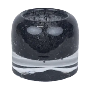 Leah fyrfadsstage Ø7,5 cm - Sort - Olsson & Jensen