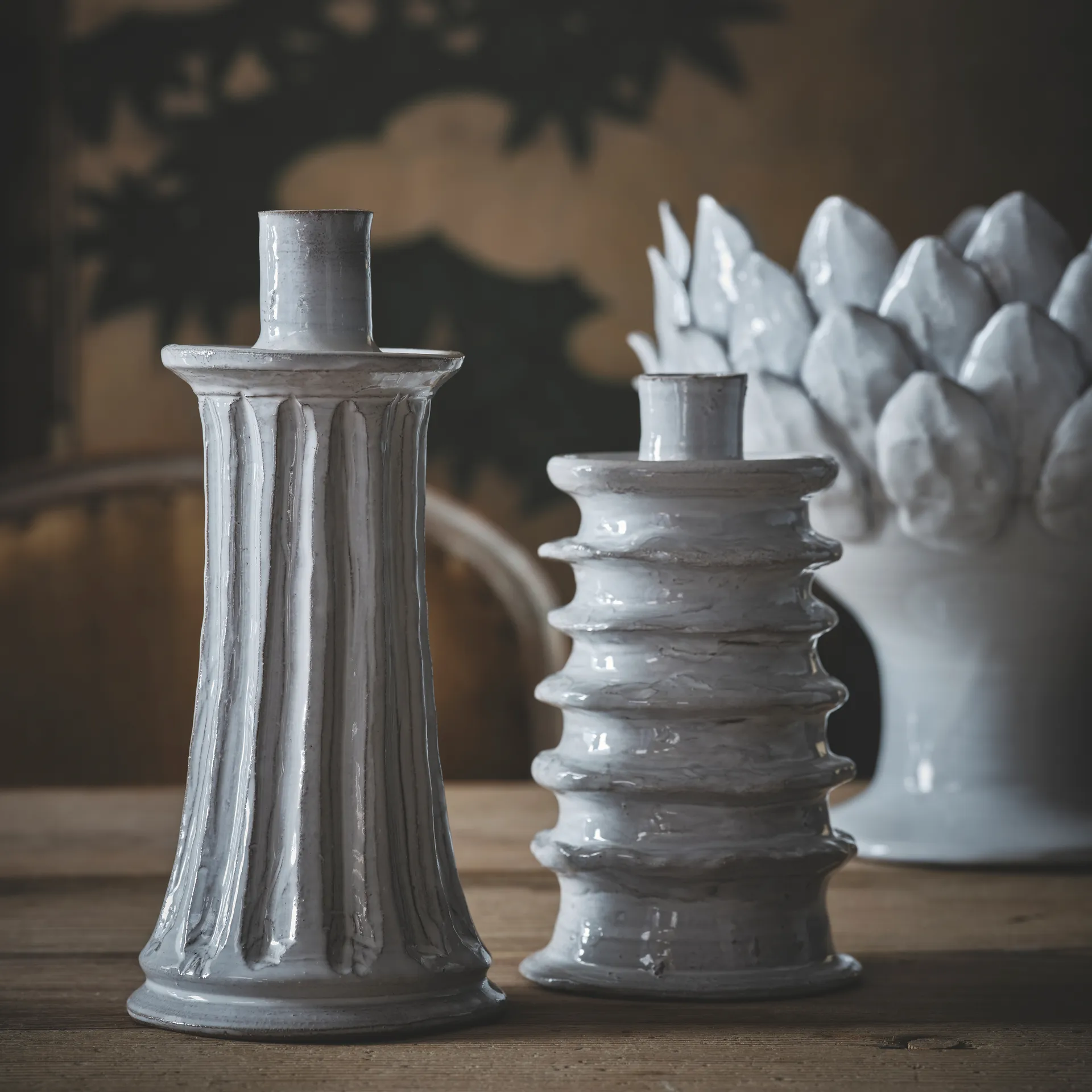 Marielle krukke lille Ø23,5 cm, Hvid Olsson & Jensen