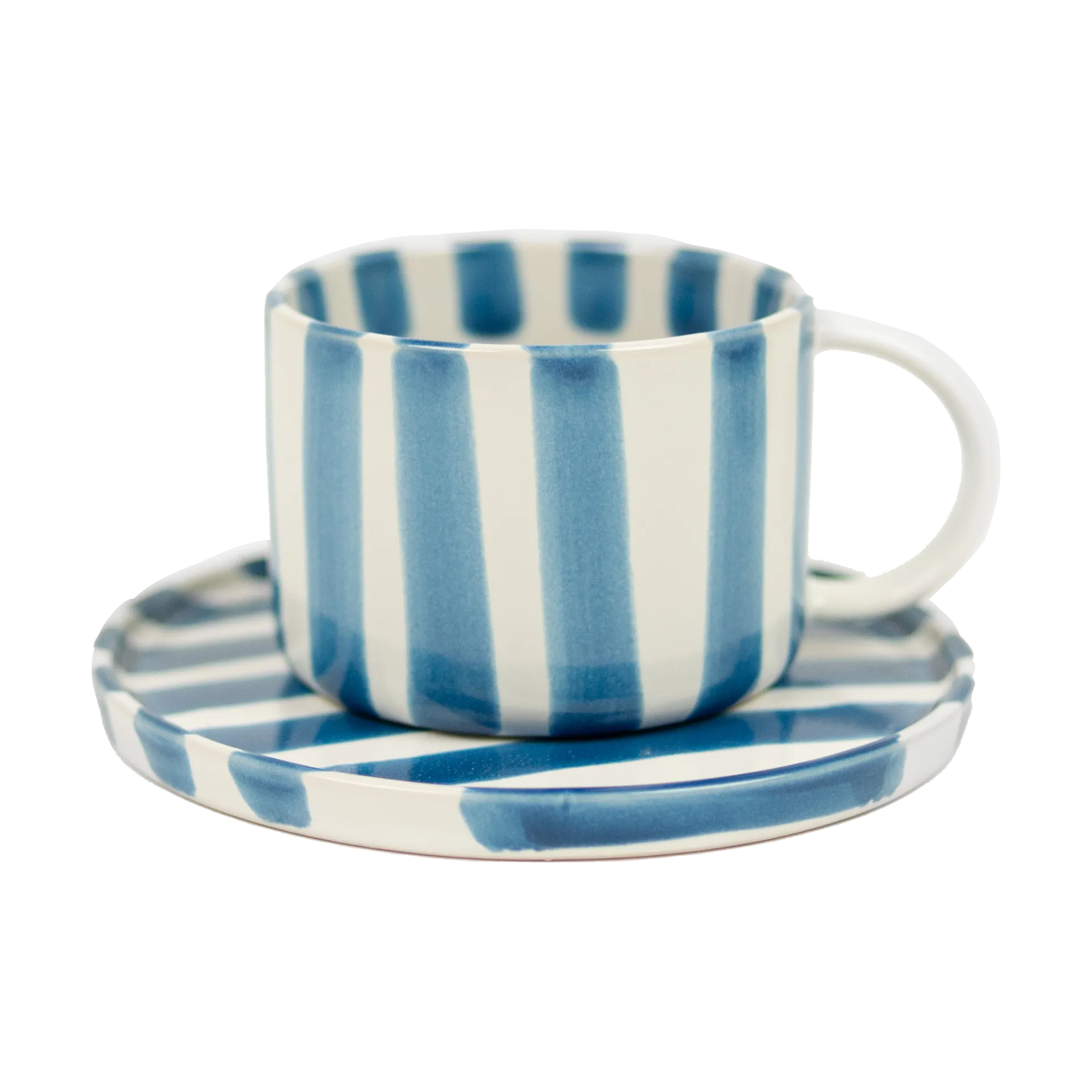 Monica kop med underkop, Blå Olsson & Jensen