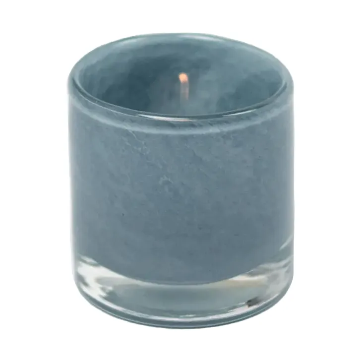 Nilla fyrfadsstage 8 cm, Lyseblå Olsson & Jensen