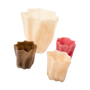 Tess fyrfadsstage Ø10 cm - Brun - Olsson & Jensen