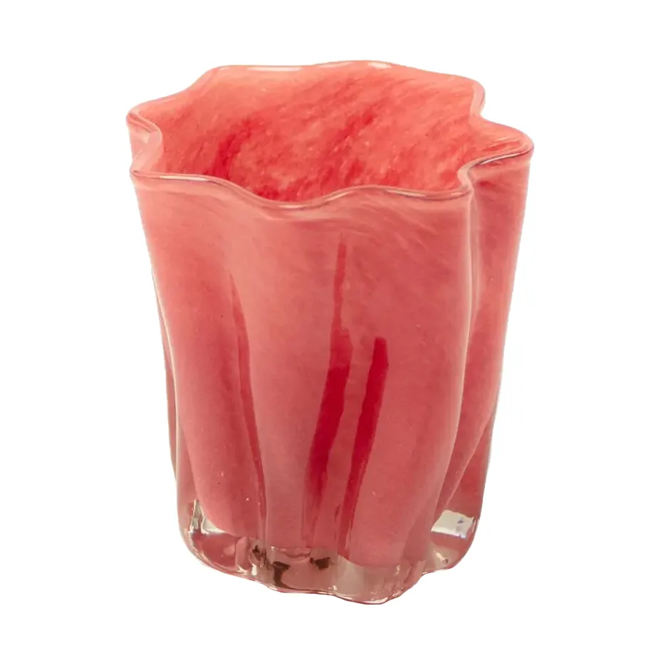 Tess fyrfadsstage Ø10 cm, Hindbær Olsson & Jensen