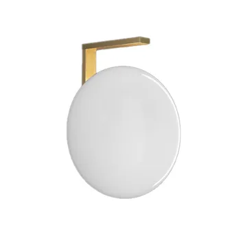 Alba 174 væglampe - opal, messing - Oluce