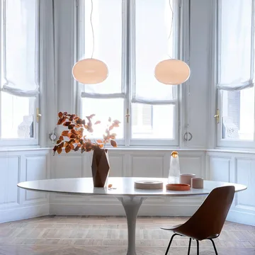 Alba 465 pendel - opal, messing - Oluce