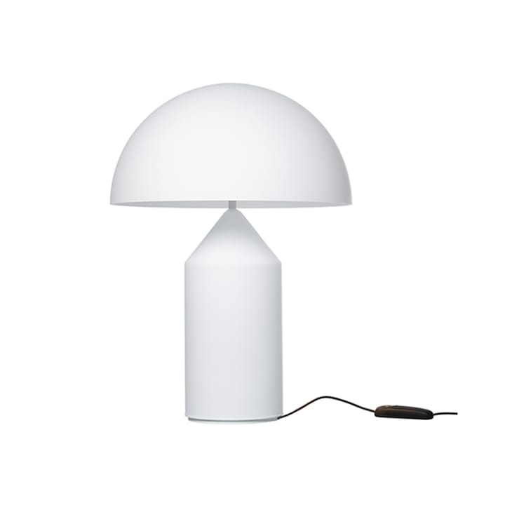 Atollo medium 235 bordlampe glas, Opal Oluce