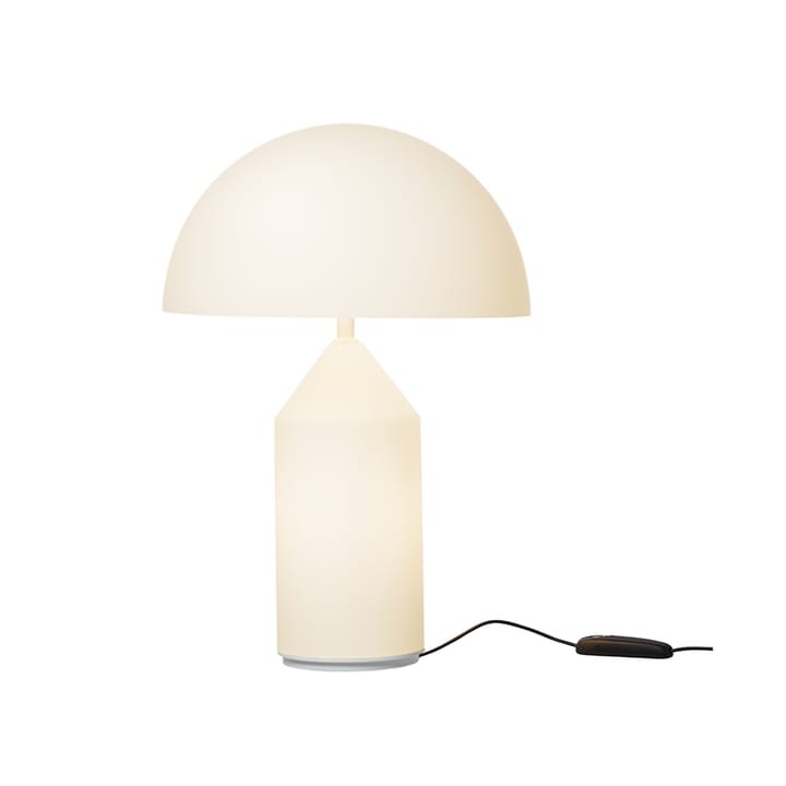 Atollo medium 235 bordlampe glas, Opal Oluce
