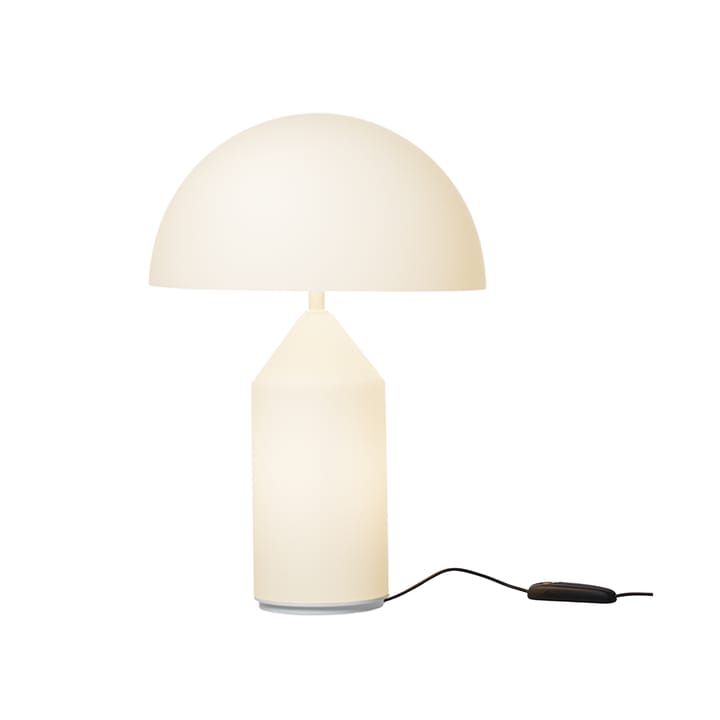 Atollo medium 235 bordlampe glas - Opal - Oluce