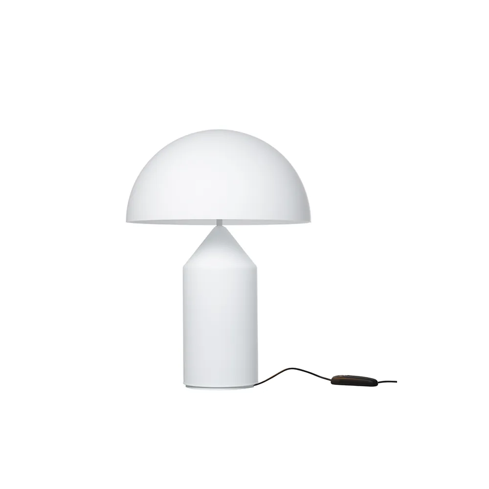 Atollo medium 237 bordlampe glas, opal, medium Oluce