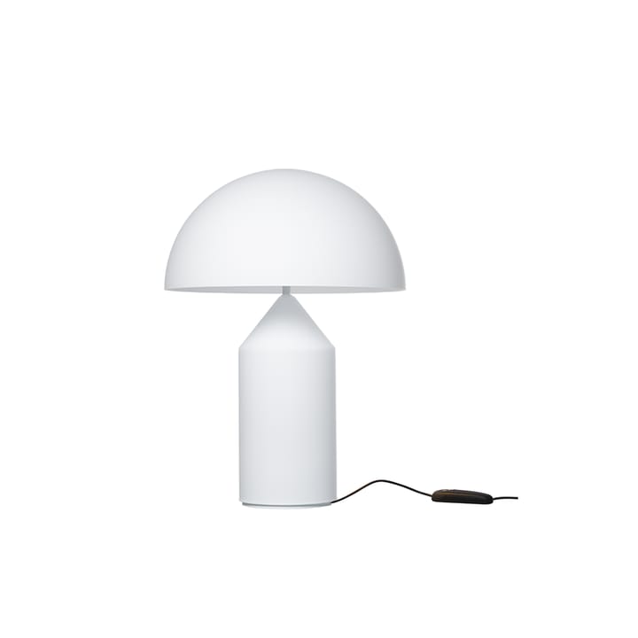 Atollo medium 237 bordlampe glas, opal, medium Oluce