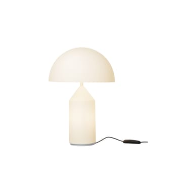 Atollo medium 237 bordlampe glas - opal, medium - Oluce