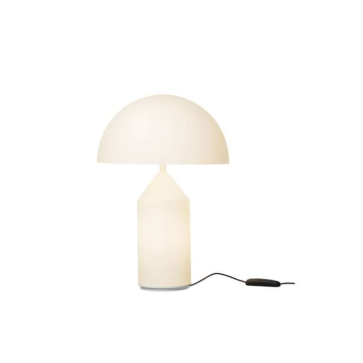Atollo medium 237 bordlampe glas, opal, medium Oluce