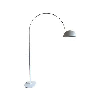 Coupé 3320 gulvlampe - white, kromstel - Oluce